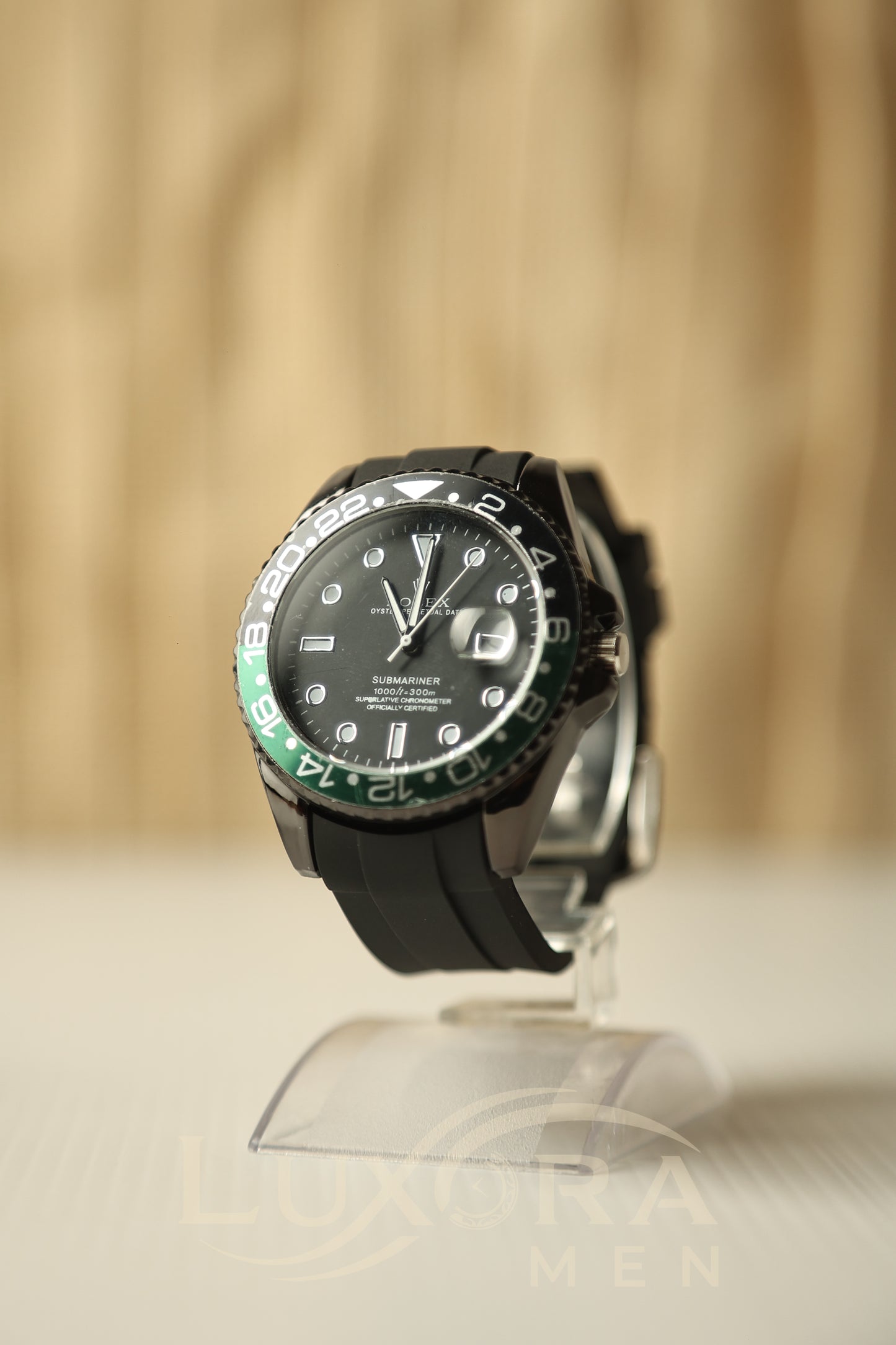 Rol-ex Gmt Master ( Green/Black )