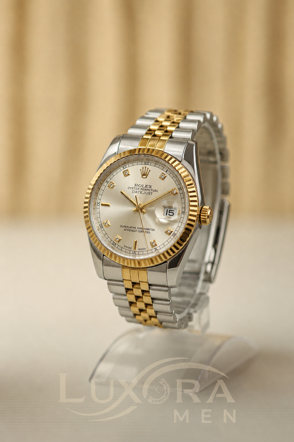 Rol-ex Datejust Twotone