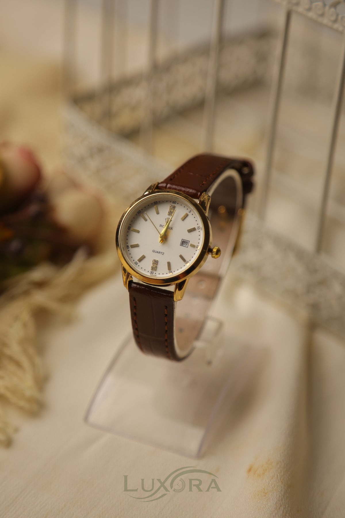 Rol-ex Brown Strap