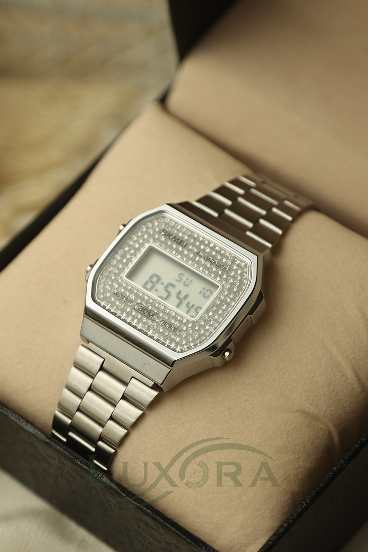 SKMEI VINTAGE SILVER STONES