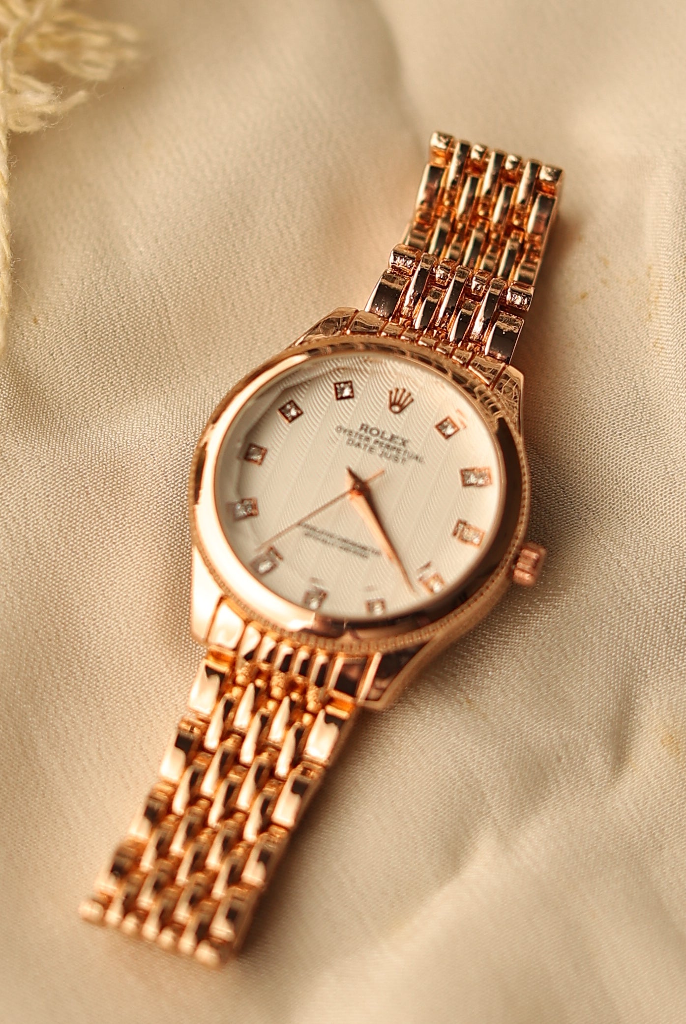 rose rolex slim