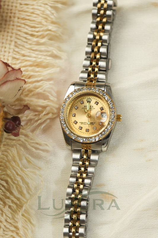 Rol-ex Datejust Emerald (Gold)