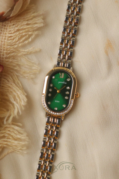 Xiny Oval Twotone Green