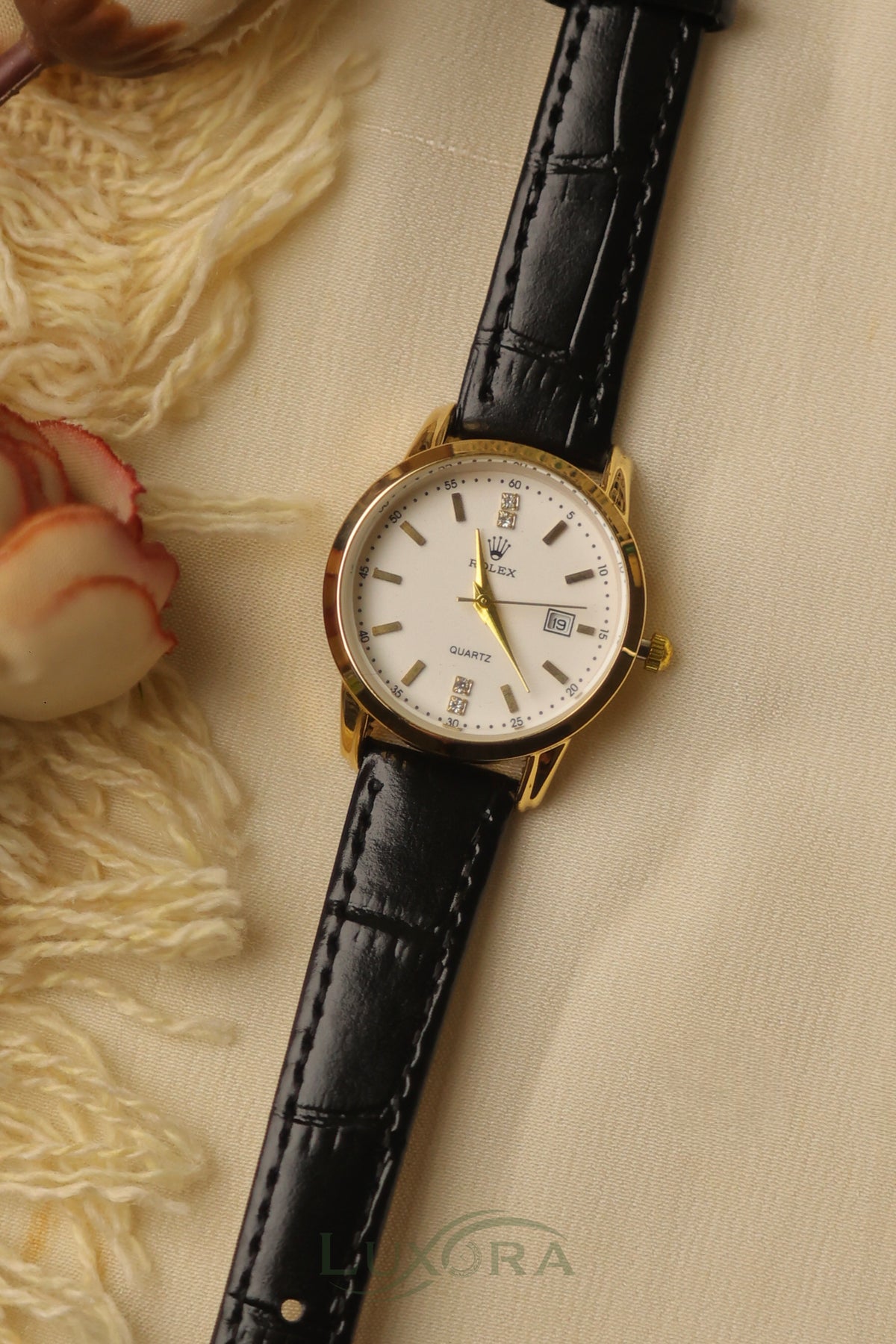 Rol-ex Black Strap
