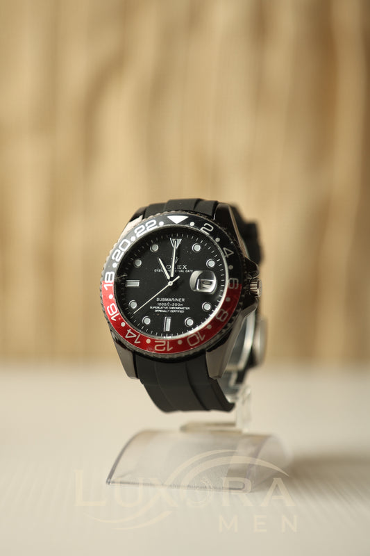Rol-ex Gmt master ( Red/Black)