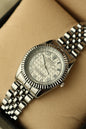 ROLEX OYSTER ROMAN SILVER