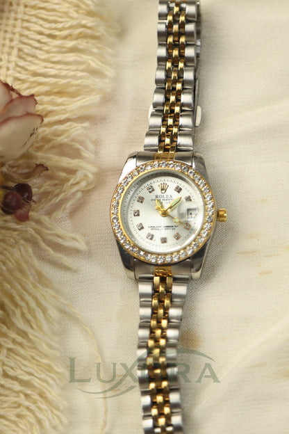 Rol-ex Datejust Emerald(white dial)