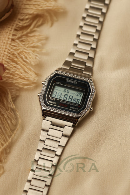 SKMEI VINTAGE SILVER