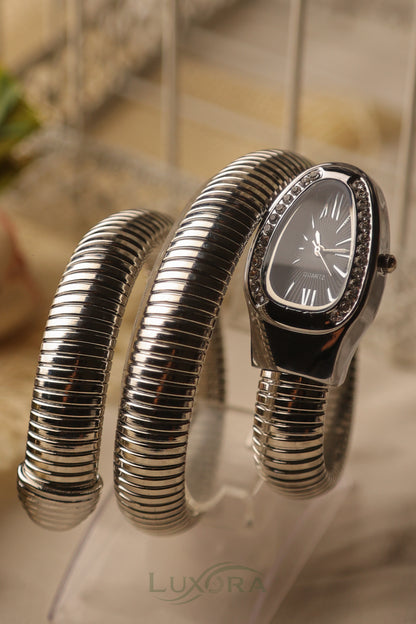 Lx Snake Silver Black