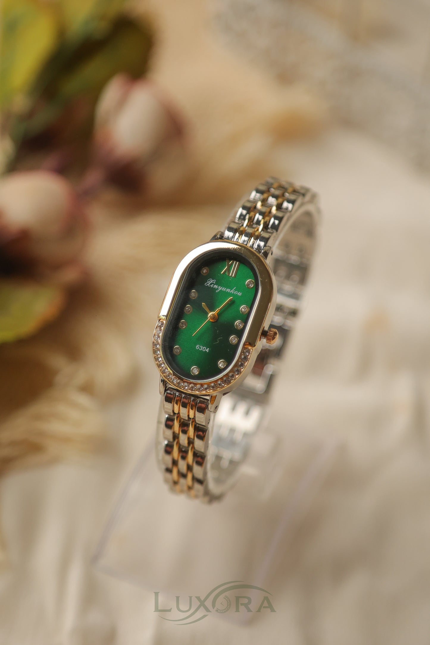 Xiny Oval Twotone Green