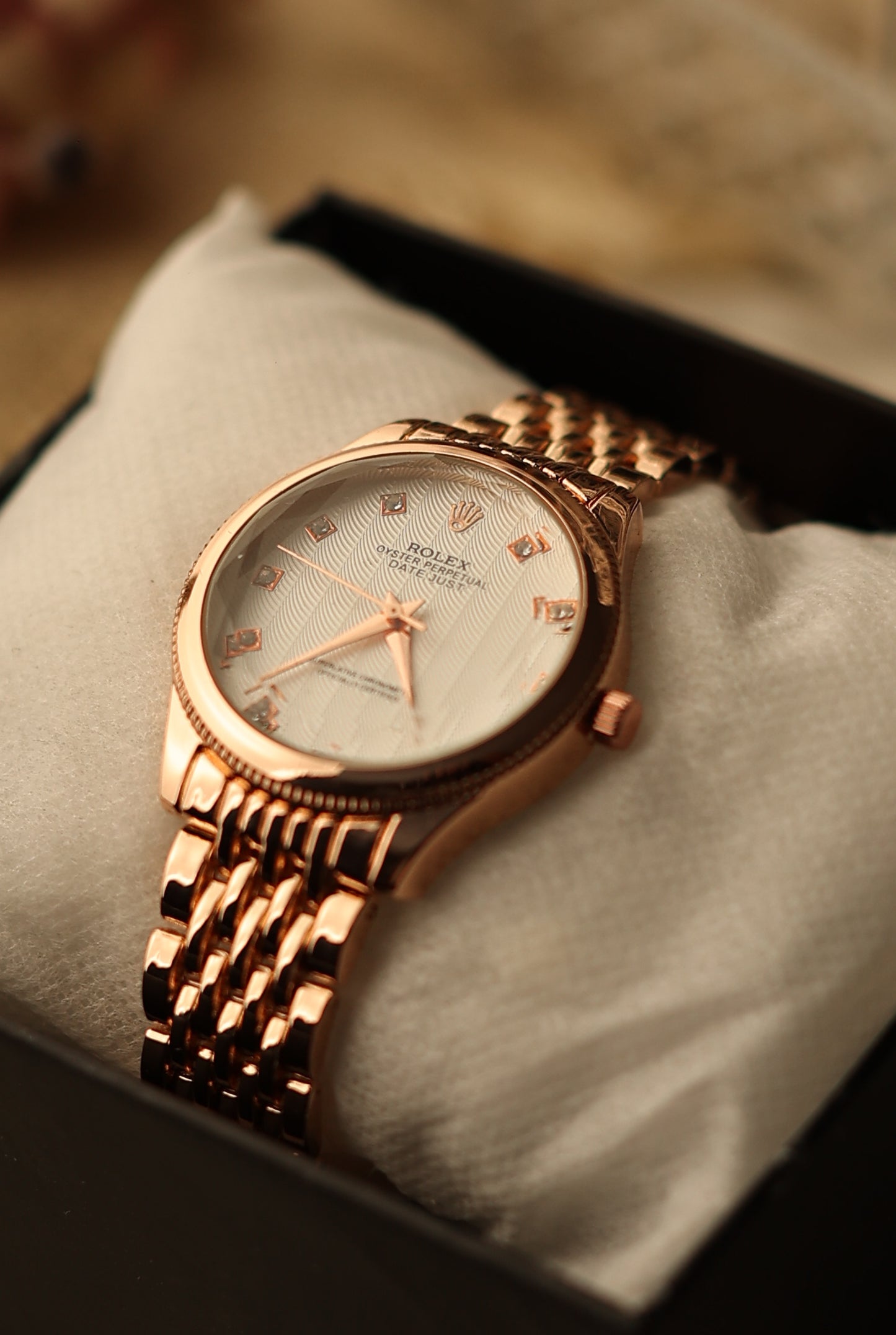 rose rolex slim