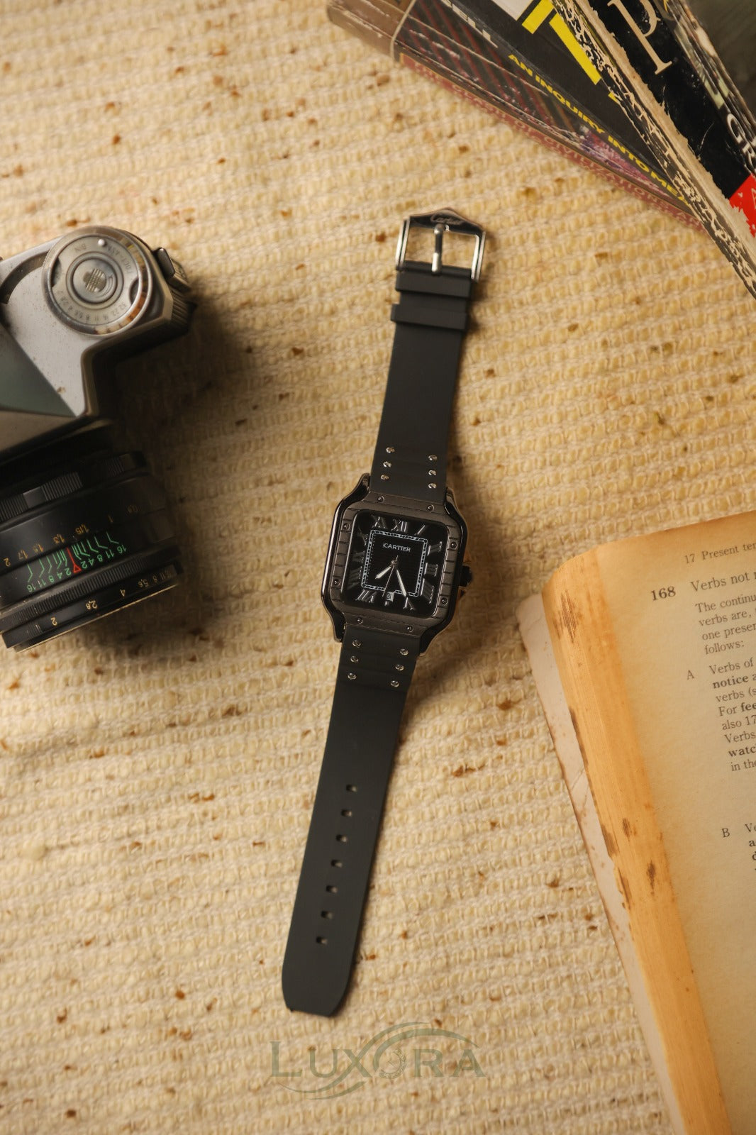 Cartier Santos Black