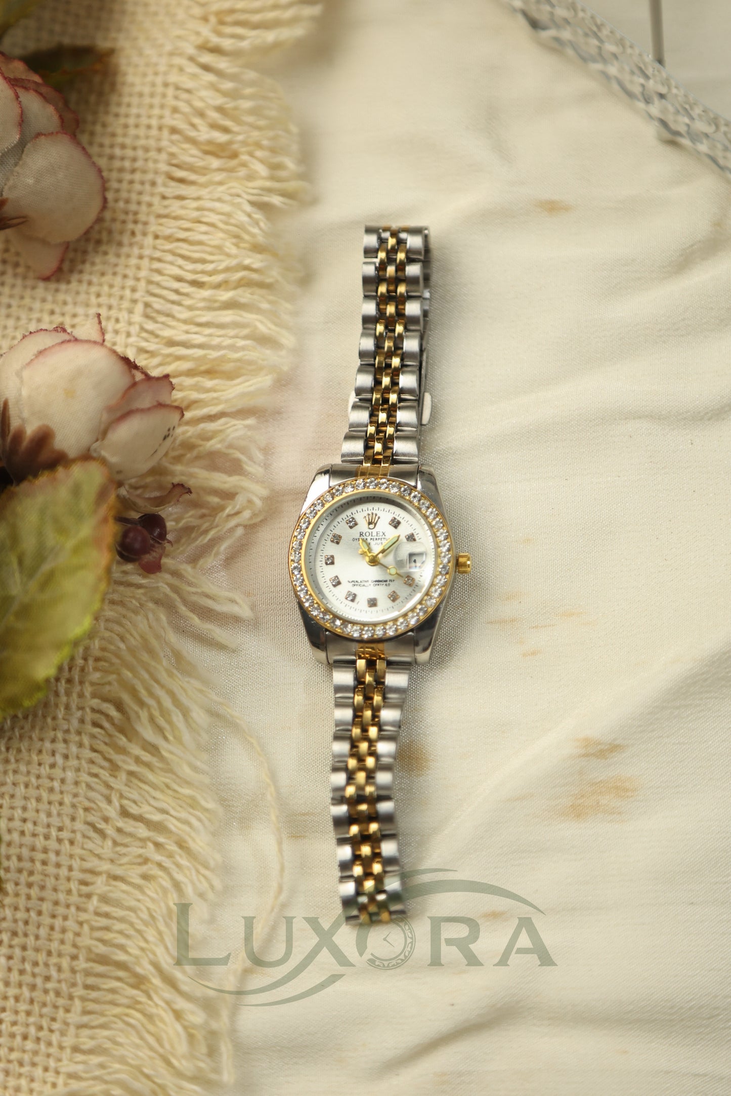 Rol-ex Datejust Emerald(white dial)