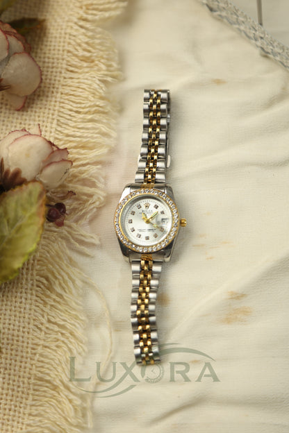 Rol-ex Datejust Emerald(white dial)