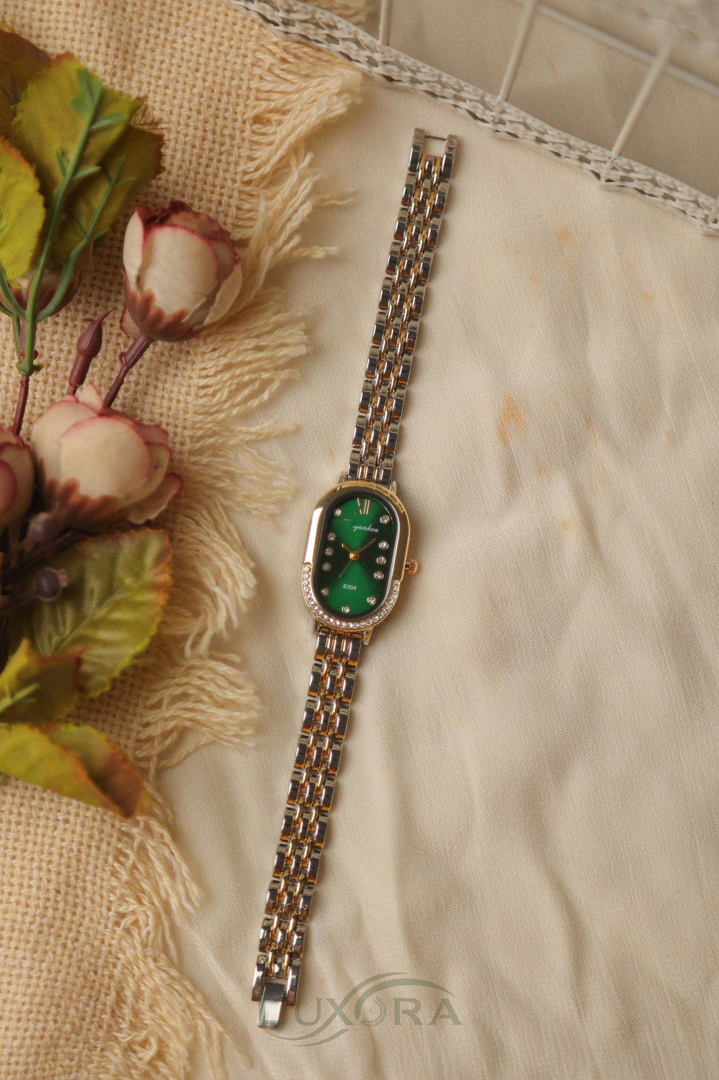 Xiny Oval Twotone Green