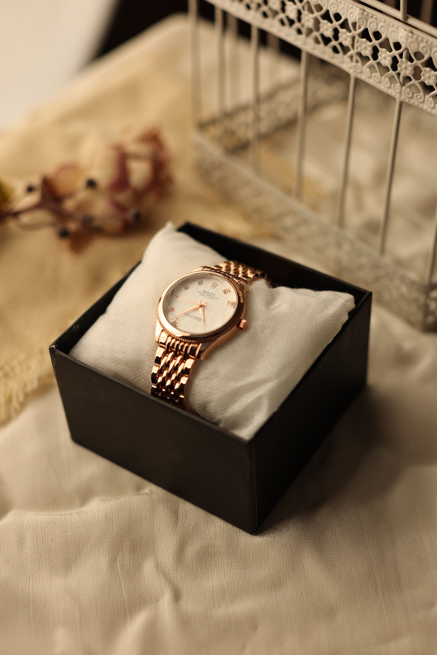 rose rolex slim
