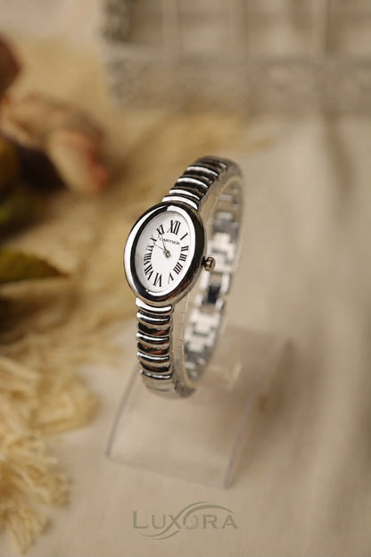 Carter oval Silver