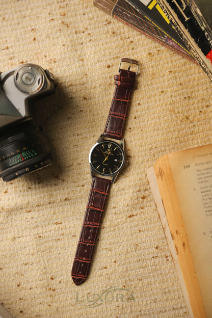 Rol-ex Brown Leather