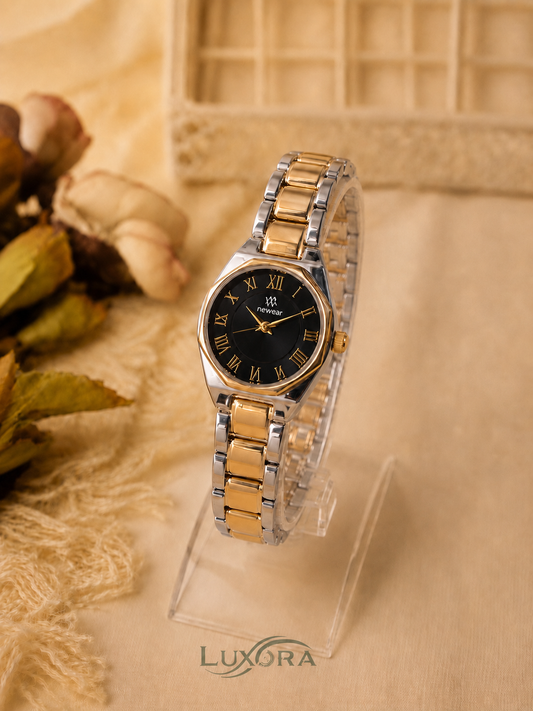 MW Round Roman Black
