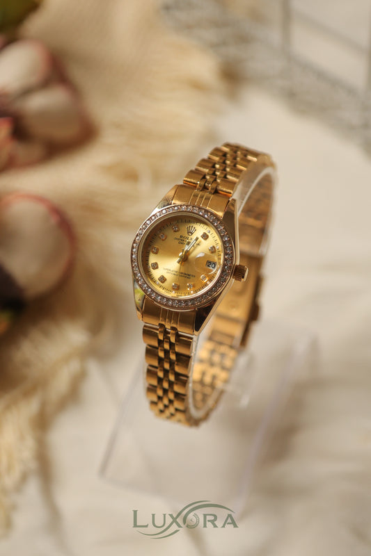 Rol-ex mini President ( gold )