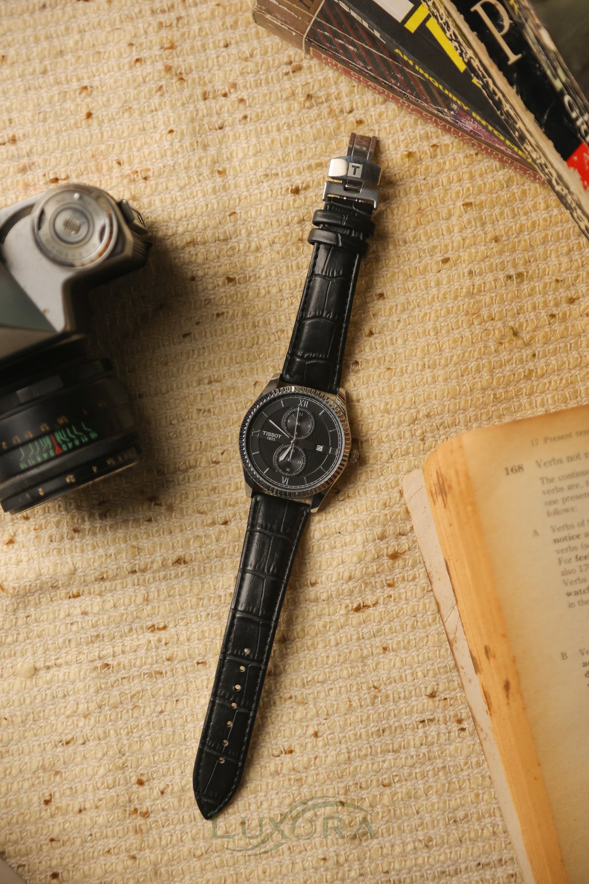 Tissot 1853 Chrono Black Leather