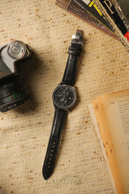 Tissot 1853 Chrono Black Leather