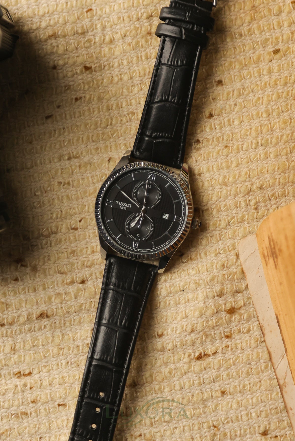 Tissot 1853 Chrono Black Leather