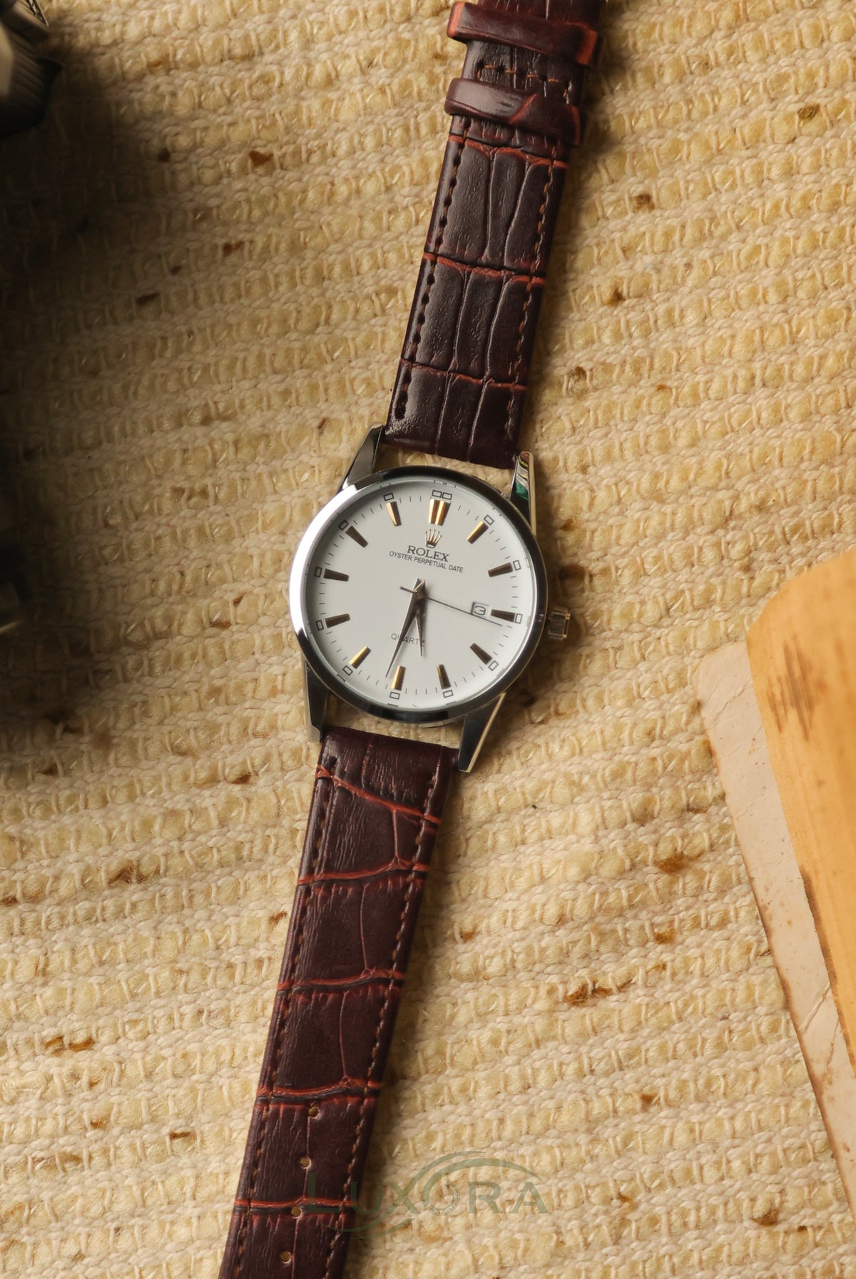 Rolex Classic Brown Leather