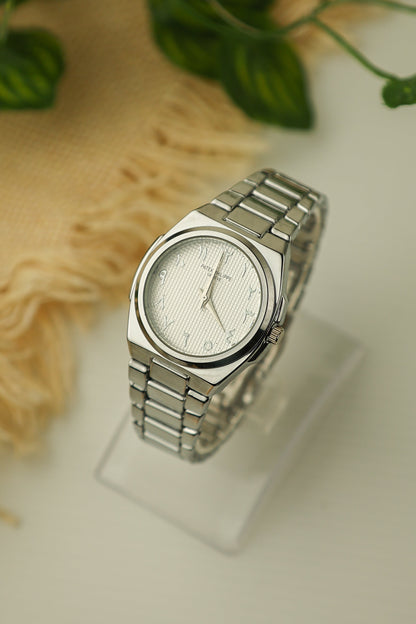 Patek P Arabic Silver