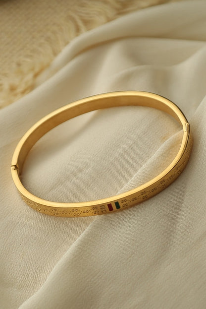 Red & Green Charm Bangle