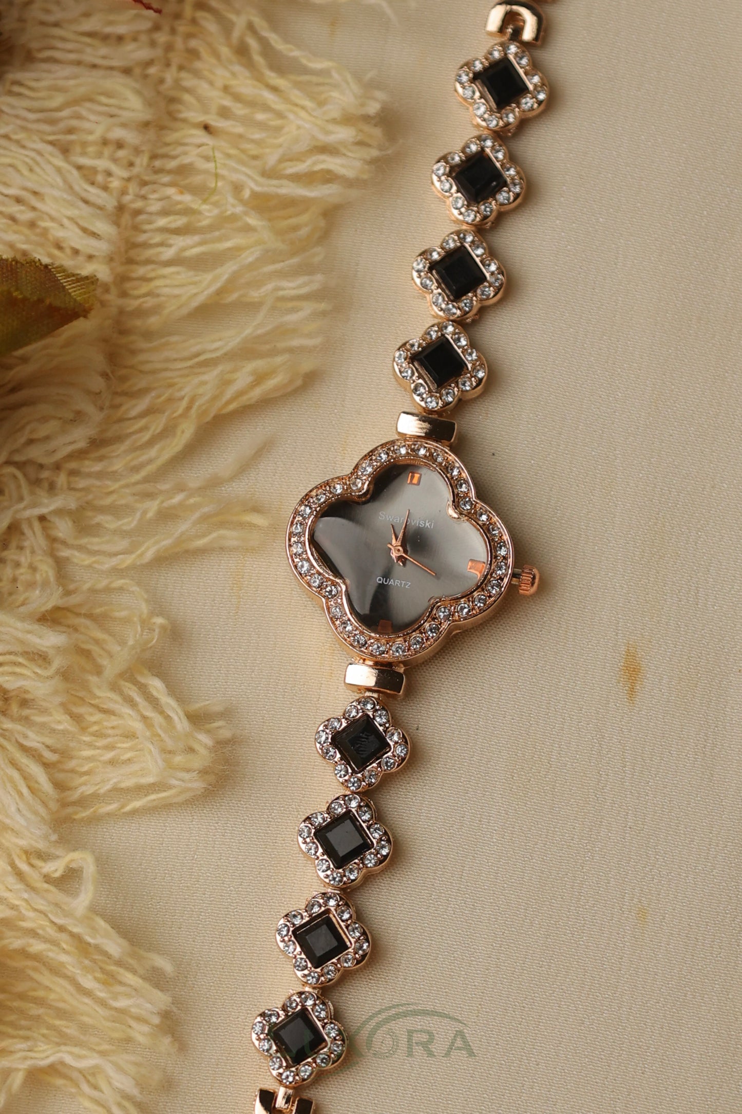 Swarovski Clover Black