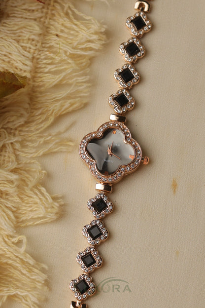 Swarovski Clover Black