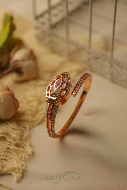 Lx Snake Rose Bracelet Watch