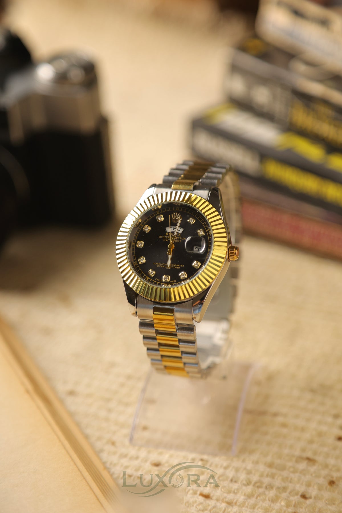 Rol-ex Daydate Black dial