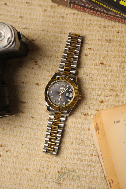 Rol-ex Daydate Black dial