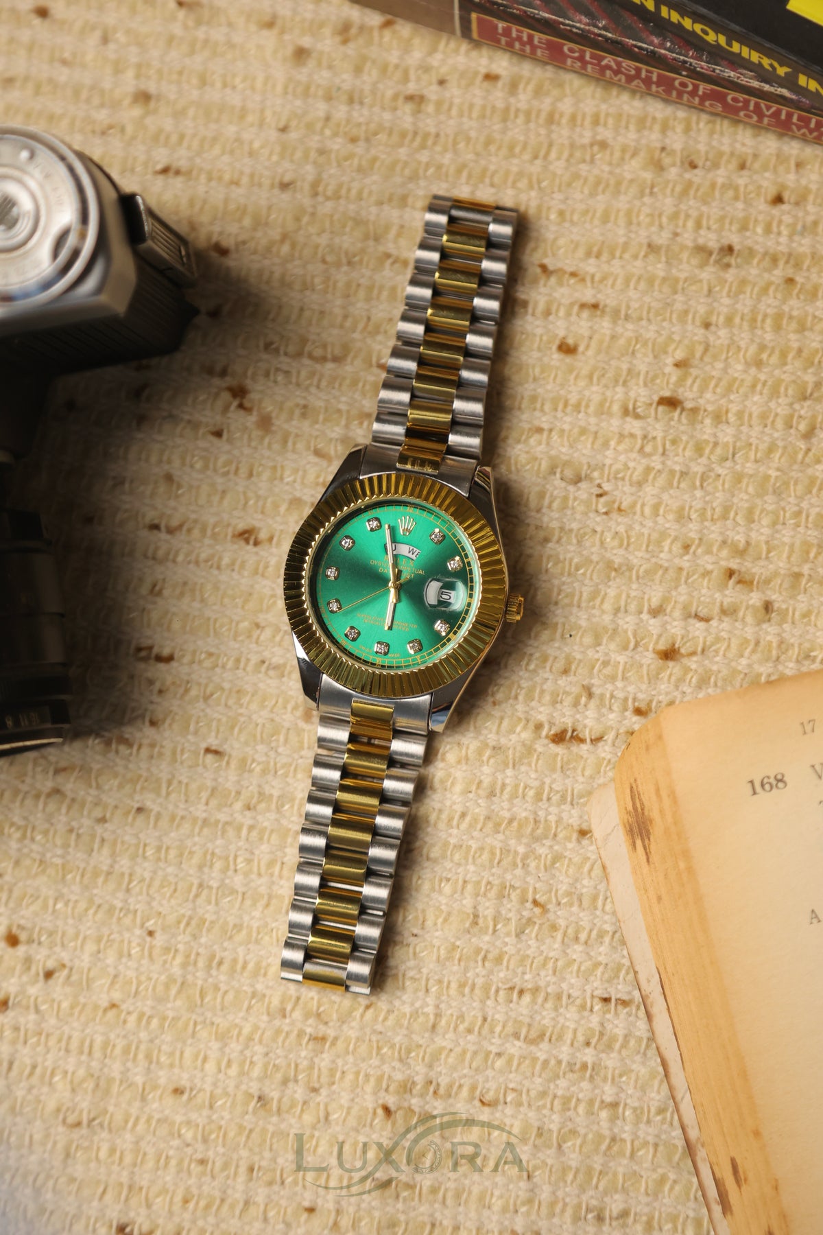 Rol-ex Daydate Green Dial
