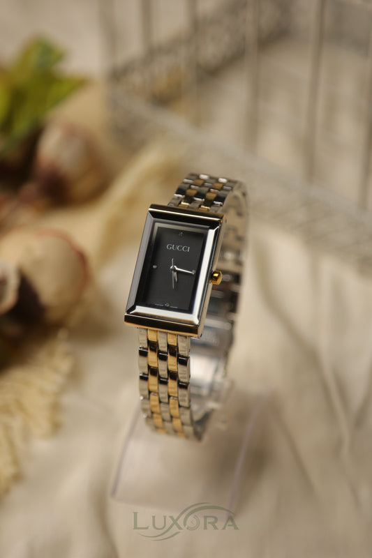 Gucci valtier Twotone Black Dial