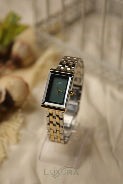 Gucci valtier Twotone Green Dial