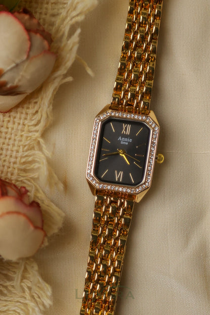 Annie Gold Black