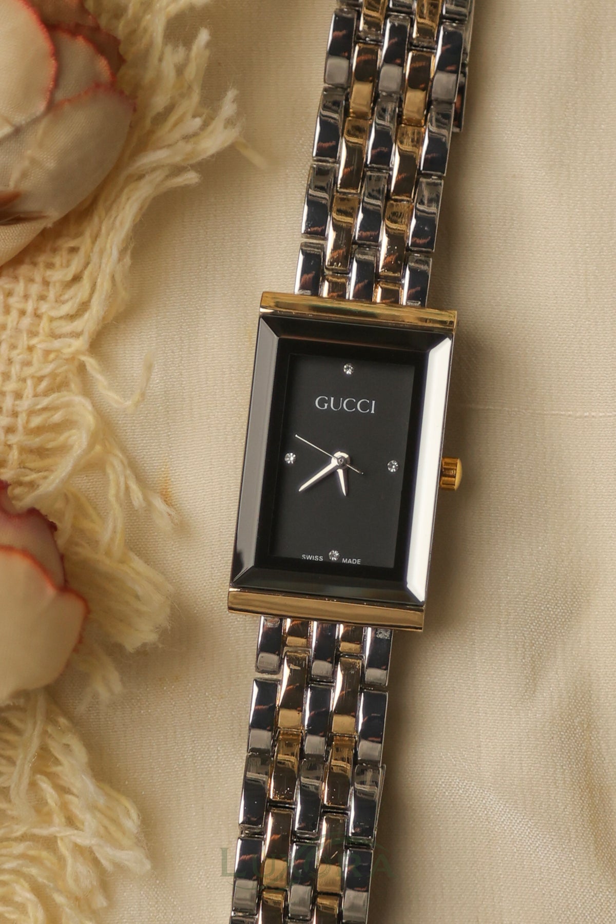 Gucci valtier Twotone Black Dial