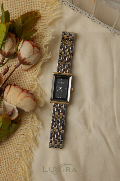 Gucci valtier Twotone Black Dial