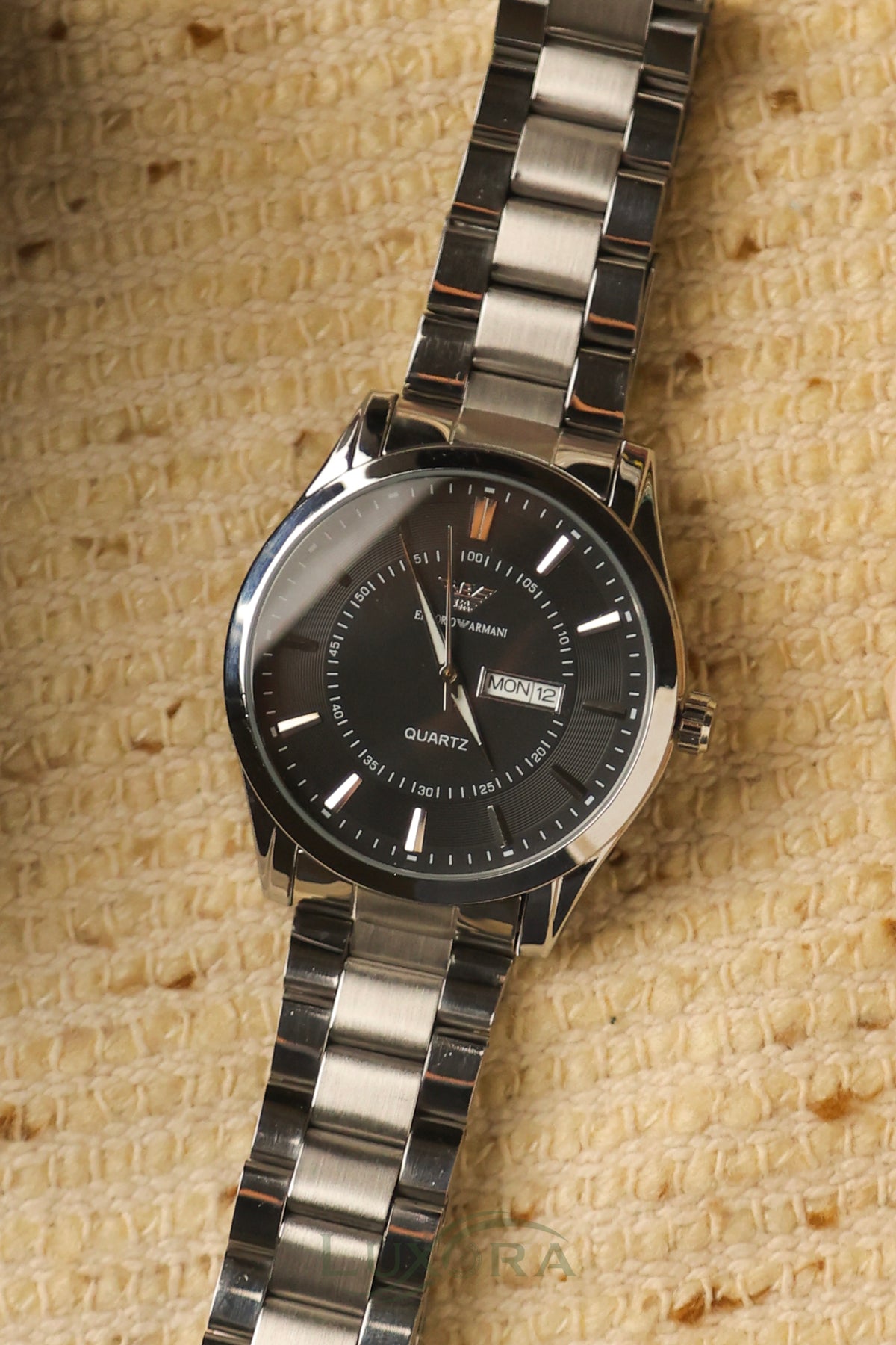 Emporio Armani Classic Fusion Black Dial