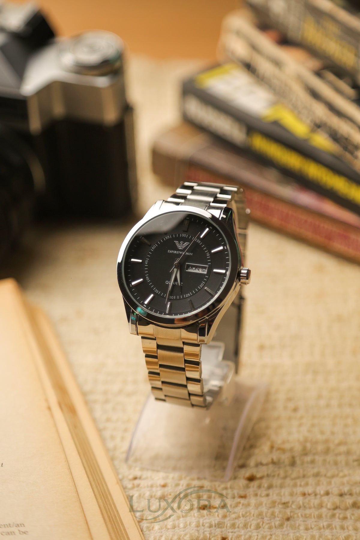Emporio Armani Classic Fusion Black Dial